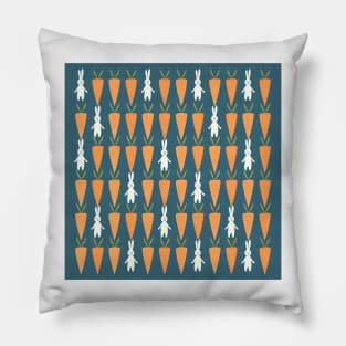 Funny Bunny Pattern Pillow