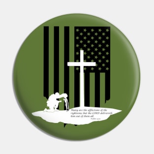 Soldier of God Pin