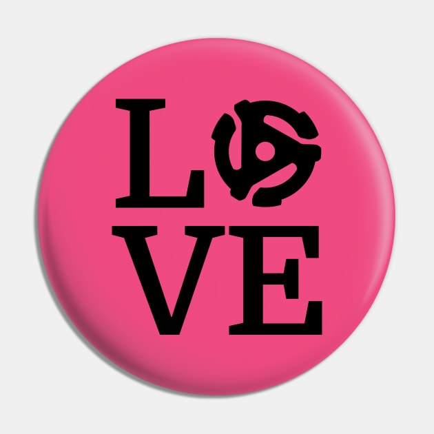 Love Philly 45 RPM Vintage Music Pin by Electrovista