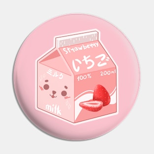 Strawberry milk Pin