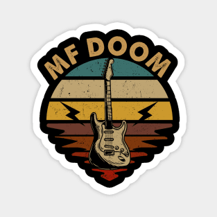 Great Gift Mf Doom For Name Vintage Flowers Color 70s 80s 90s Magnet