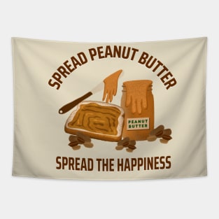 Funny Peanut Butter Pun Saying Tapestry