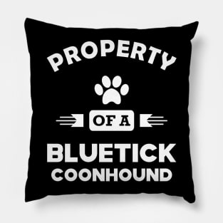 Bluetick coonhound Dog - Property of a bluetick coonhound Pillow