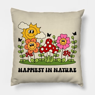 Happiest In Nature Pillow