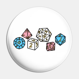 Transgender Dice Pin