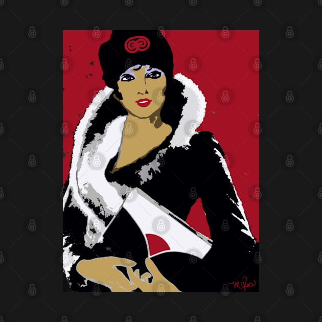 Flapper art: Femme Fatale C 1930 Premeditated Beauty #2 by Overthetopsm