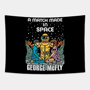 A Match Made In Space Tapestry