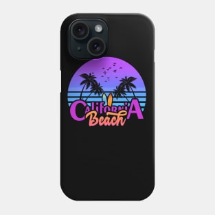 California Beach Sunset Phone Case