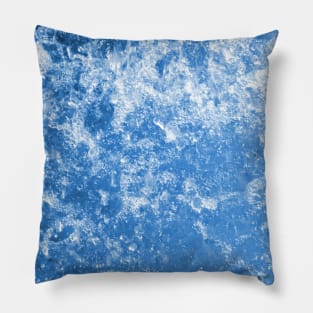 splashing, blue water, water, waterdrop, sea Pillow