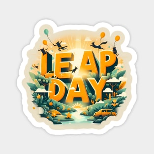 Leap Day - Vibrant Nature Magnet