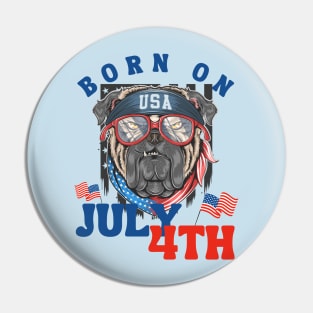 Born on the 4th of July Pin