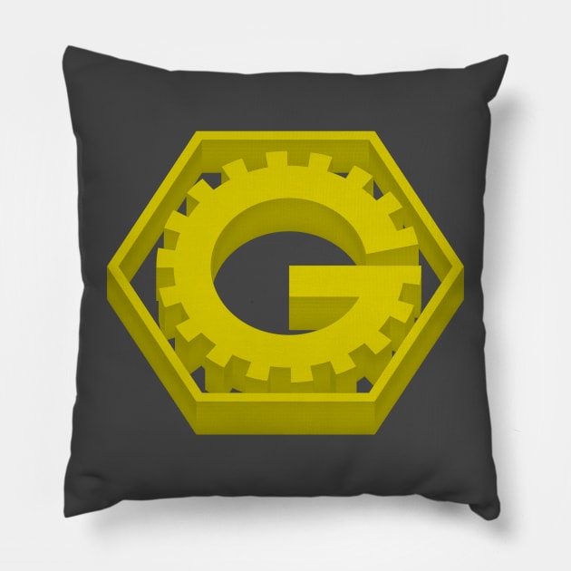 Gizmonic Institute Logo Pillow by TSP & OE Podcasts