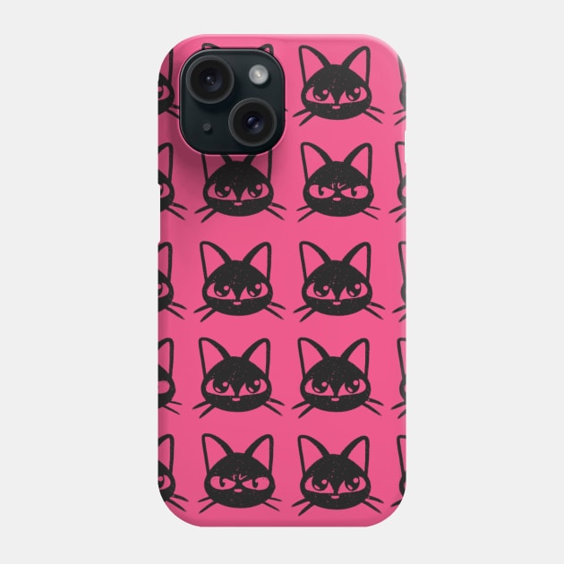 Cat pattern Phone Case by BATKEI