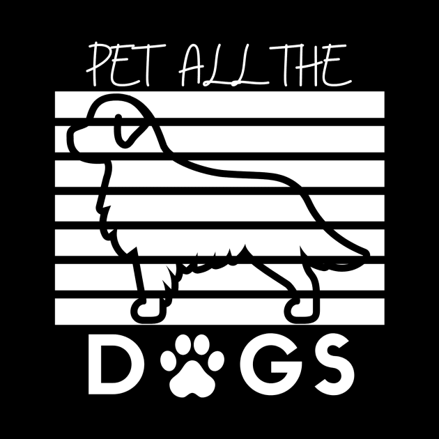 Pet All The Dogs Awesome Dog MOM, Dog Mom Dad dog. for women and man by Be Awesome one