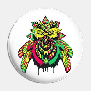 EDM BASS OWL Pin