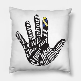 Down Syndrome Awareness Pillow