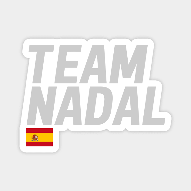 Team Rafael Nadal Magnet by mapreduce