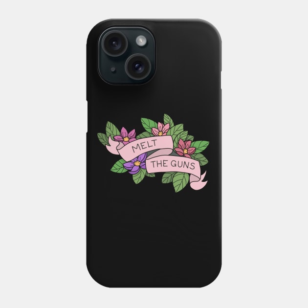 Melt the guns Phone Case by valentinahramov