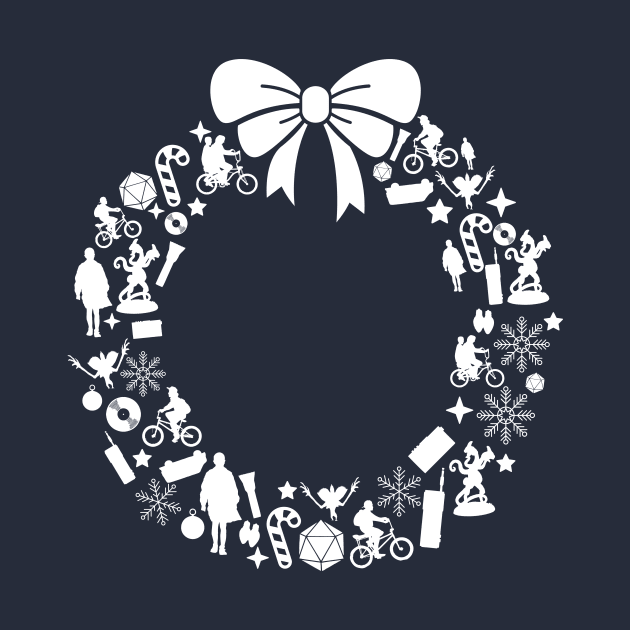 Stranger Things Christmas Wreath Pattern by Rebus28