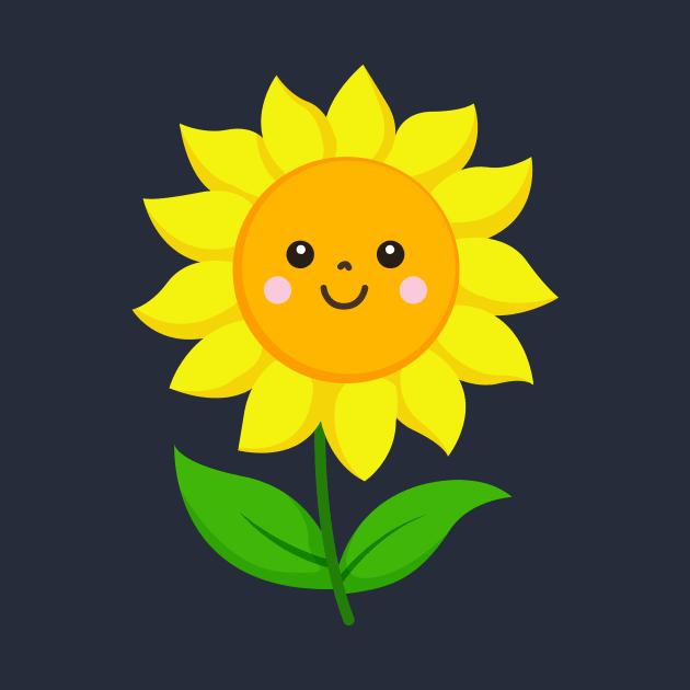 Happy Sunflower by samshirts