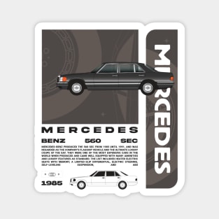 1985 Mercedes 560 SEC Magnet