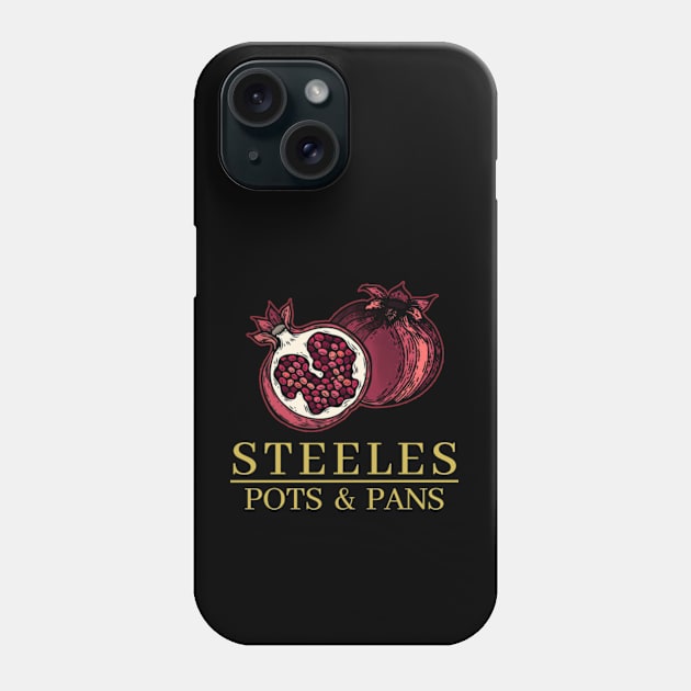 STEELES POTS AND PANS, POMEGRANATE Phone Case by DarkStile