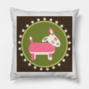 Berry Pink Starry Hot Dog Pillow