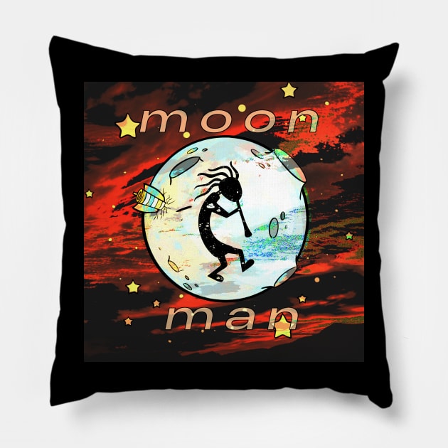 moon man Pillow by psanchez