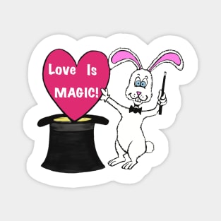 Valentine's Day Love is Magic Magnet