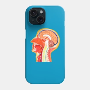 Pixelated Anatomical Nasal Cavity Phone Case