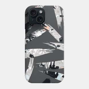 Abstract artistic beautiful pattern with strokes Phone Case