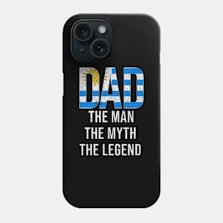 Uraguyan Dad The Man The Myth The Legend - Gift for Uraguyan Dad With Roots From Uraguyan Phone Case