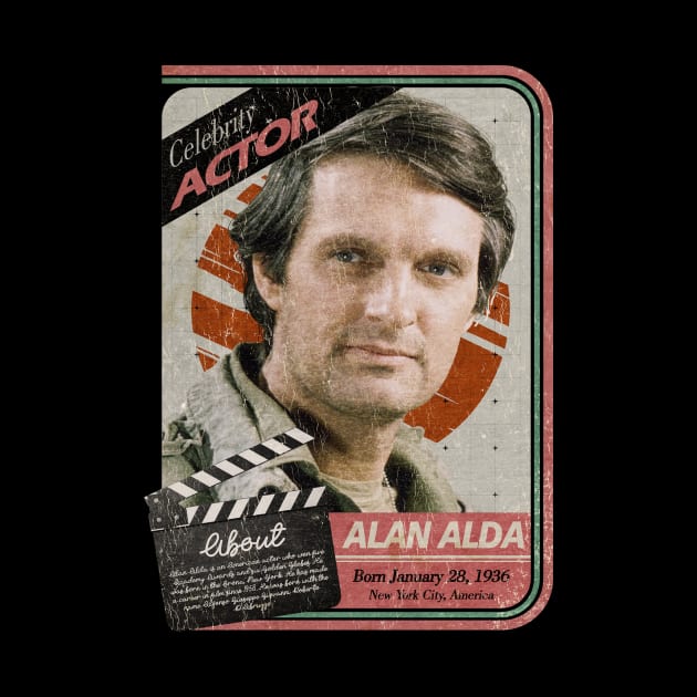 Alan Alda - Vintage Actor by KLASYUS CLAY