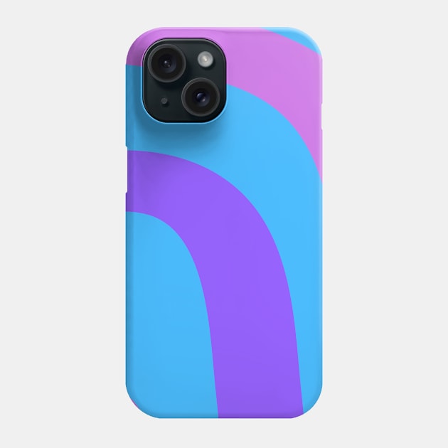 Boho purple pastel rainbow pattern Phone Case by Word and Saying