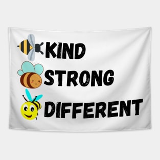 Bee Kind Bee Strong Bee Different Tapestry