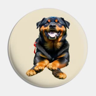 Rottweiler dog Pin