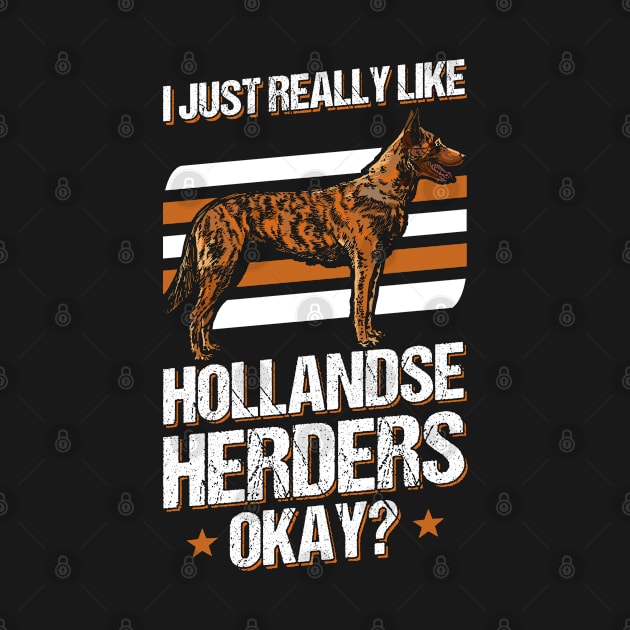 Hollandse Herder Herdershond by favoriteshirt