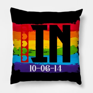 Indiana Gay Marriage Pillow