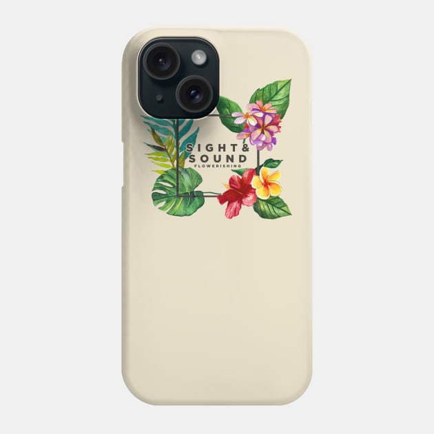 Flowerishing Phone Case by sightsoundpod