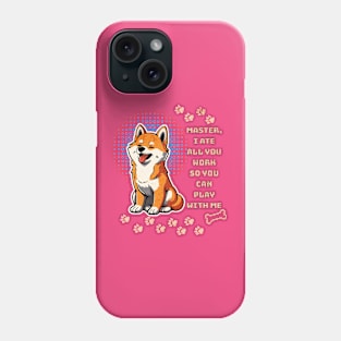 Shiba ate all my work! Phone Case