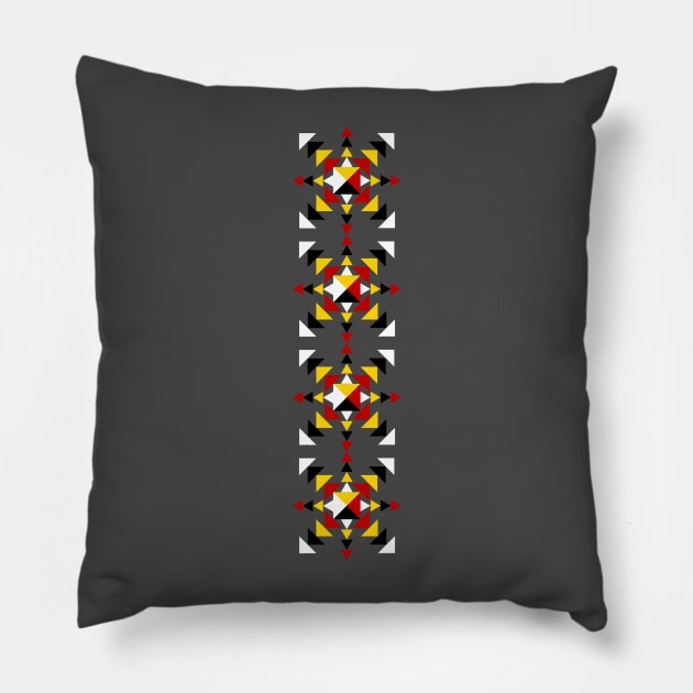 Tribal Stack Pillow by MrPhilFox