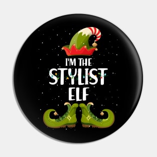 Im The Stylist Elf Christmas Pin