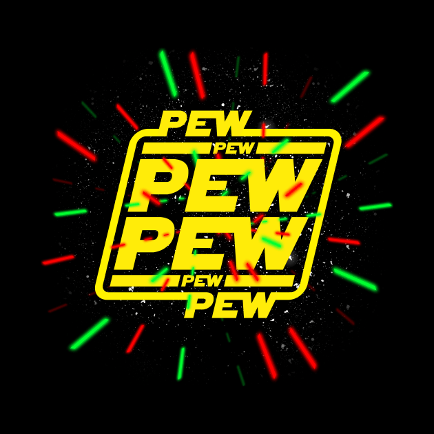 Pew Pew Pew lasers by Bomdesignz