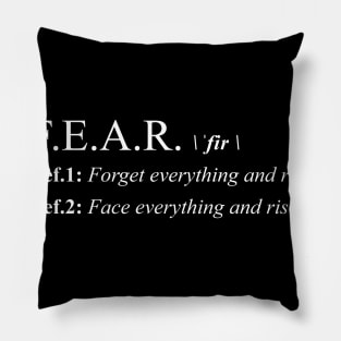 Fear Definition Pillow