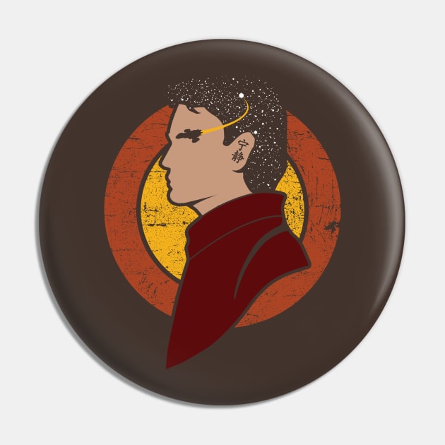 Mal Silhouette Pin by bigdamnbrowncoats