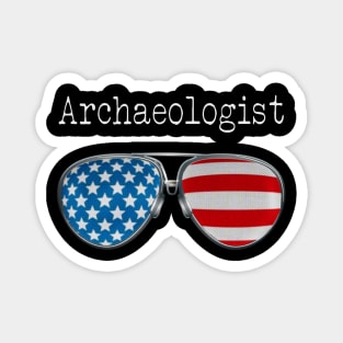 AMERICA PILOT GLASSES ARCHAEOLOGIST Magnet