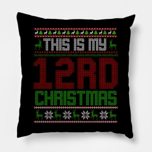 This Is My 12rd Christmas Pillow