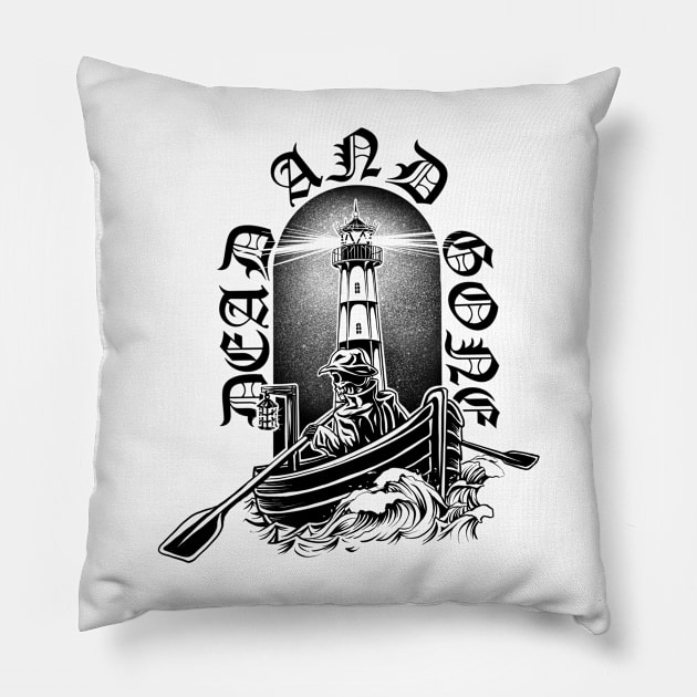 Dead and Gone Pillow by Never Shall We Die