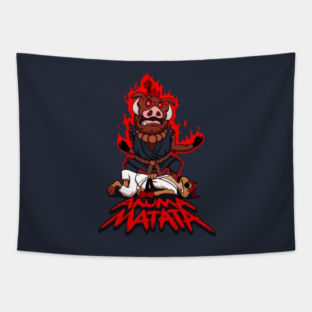 Akuma Matata Tapestry by BiggStankDogg