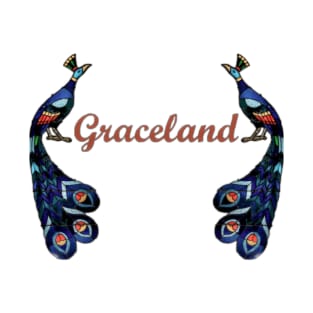 Graceland Peacocks red T-Shirt